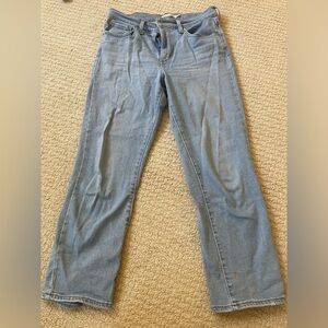 Levi 724 High Rise Straight Crop Jeans 29